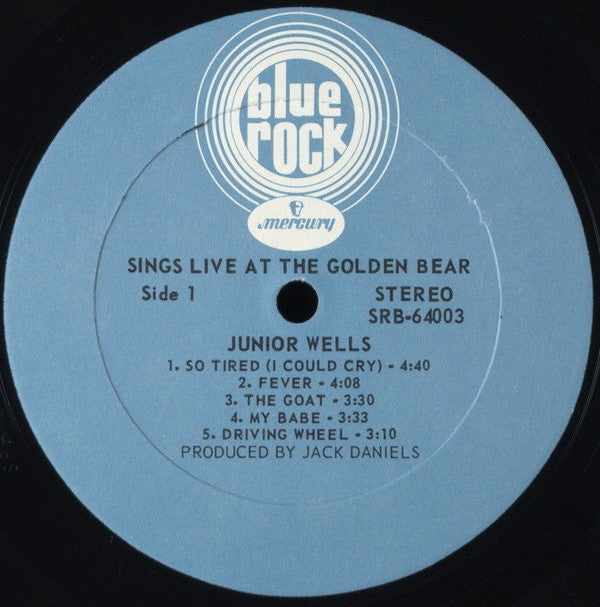 Junior Wells - Sings Live At The Golden Bear - LP