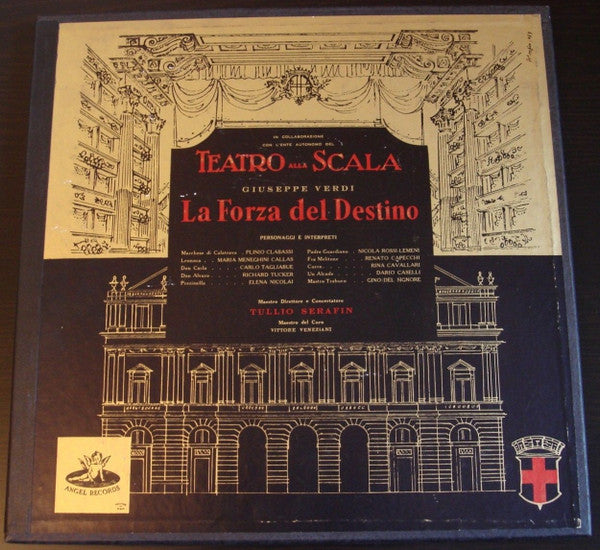 Giuseppe Verdi, Teatro Alla Scala, Tullio Serafin - La Forza Del Destino - LP