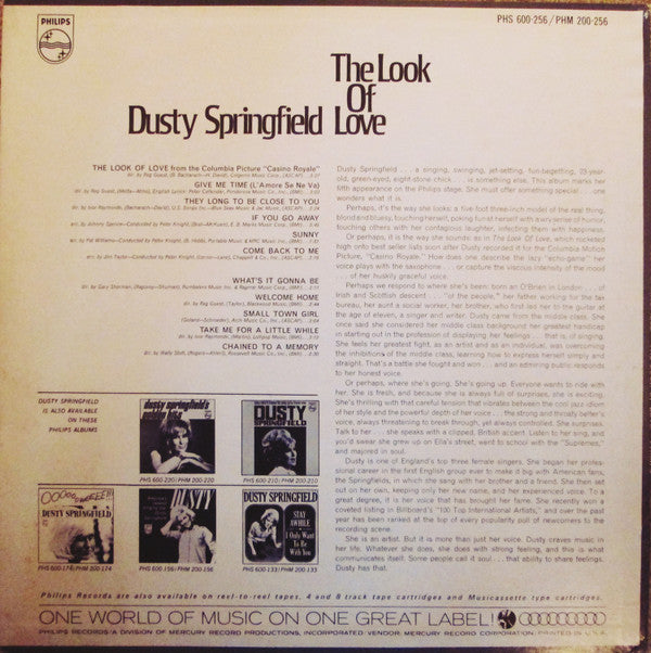 Dusty Springfield - The Look Of Love - LP