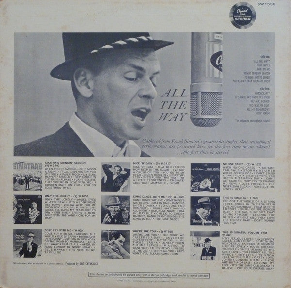 Frank Sinatra - All The Way - LP