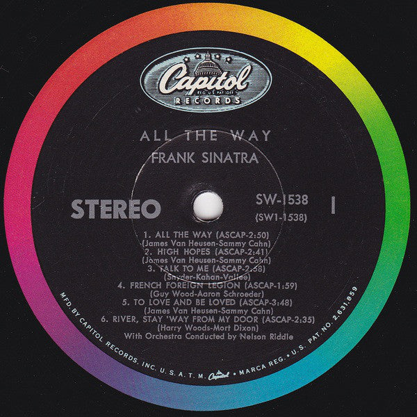 Frank Sinatra - All The Way - LP