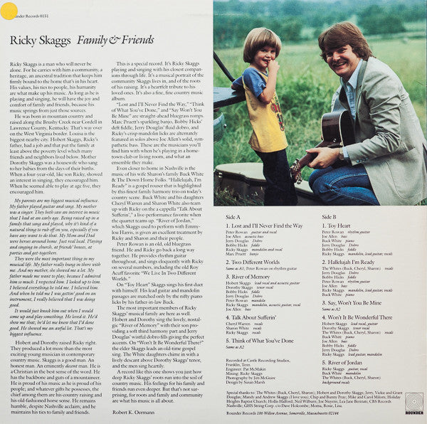 Ricky Skaggs - Family & Friends - LP