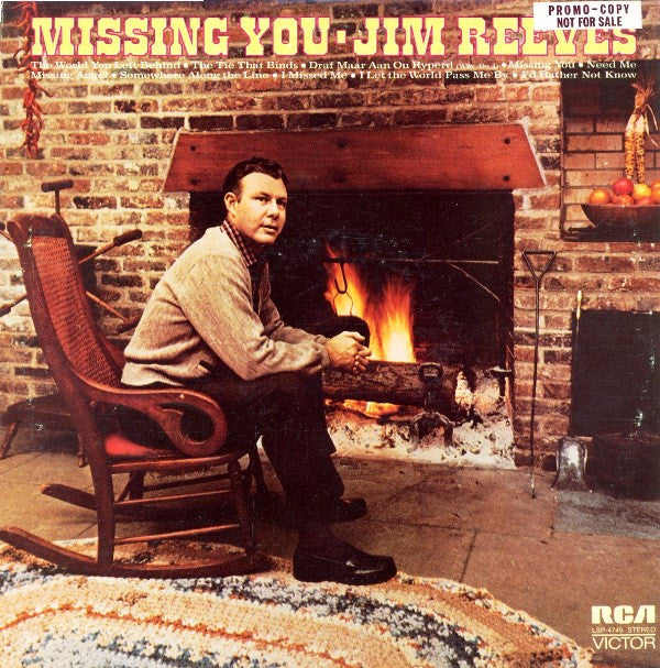 Jim Reeves - Missing You - LP