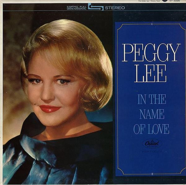 Peggy Lee - In The Name Of Love - LP