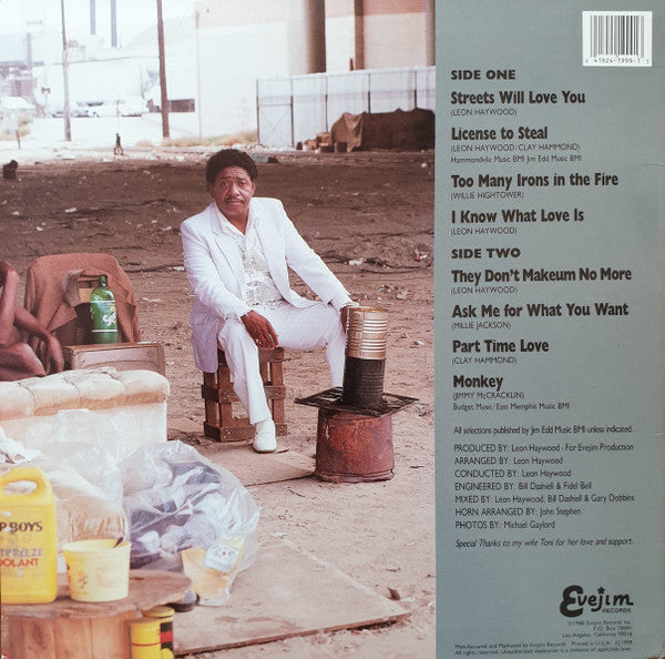 Clay Hammond - Streets Will Love You - LP