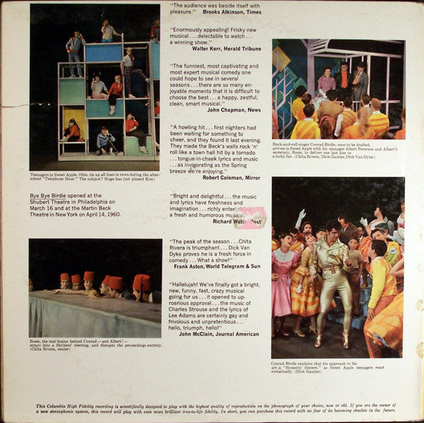 Bye Bye Birdie Original Broadway Cast With Chita Rivera, Dick Van Dyke (2), Paul Lynde, Dick Gautier, Michael J. Pollard, Susan Watson And Kay Medford - Bye Bye Birdie - LP
