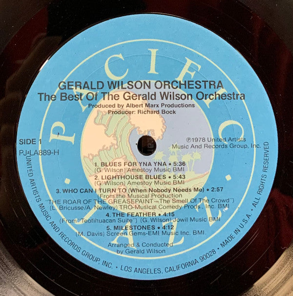 The Gerald Wilson Orchestra* - The Best Of The Gerald Wilson Orchestra - LP