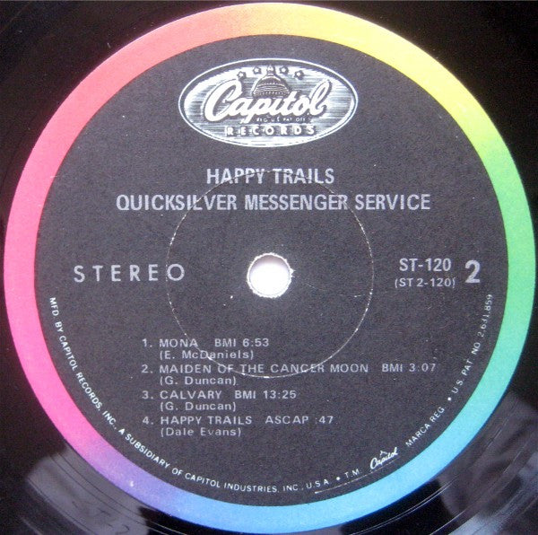 Quicksilver Messenger Service - Happy Trails - LP
