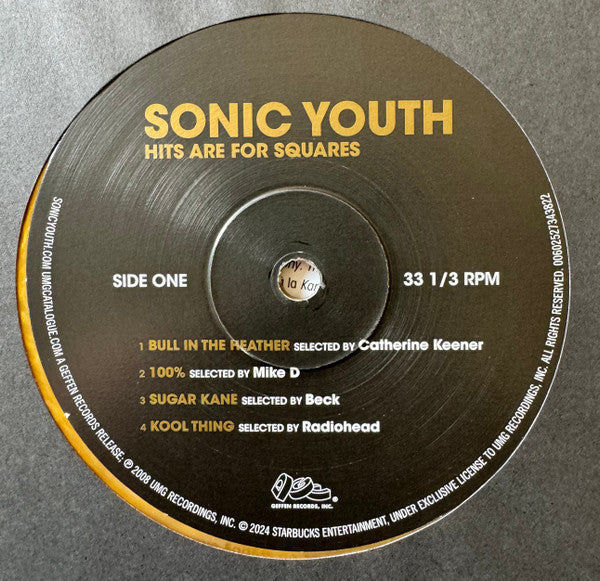Sonic Youth - Hits Are For Squares - LP