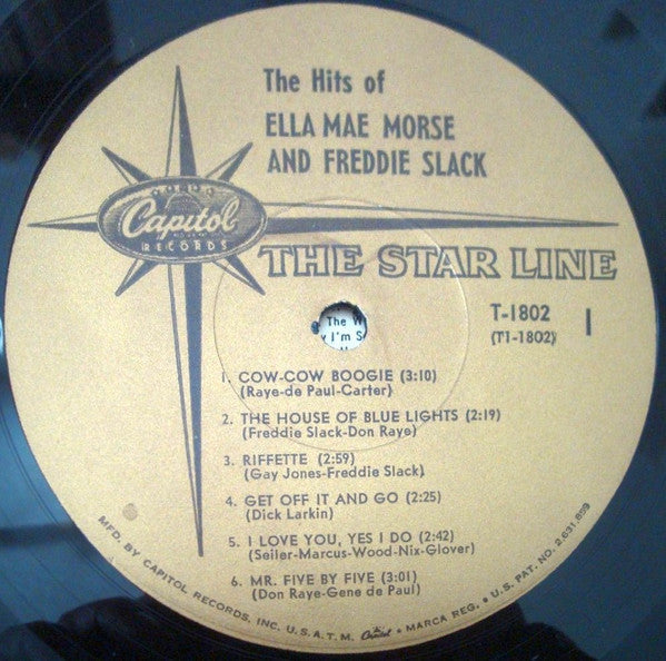 Ella Mae Morse / Freddie Slack - The Hits Of - LP