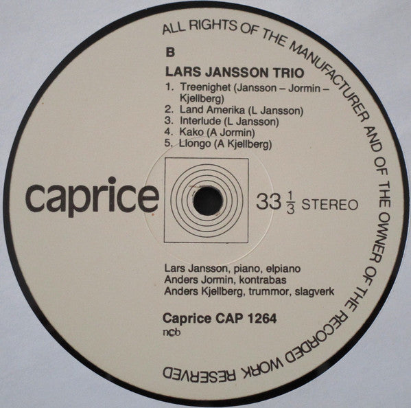 Lars Jansson Trio - Sadhana - LP
