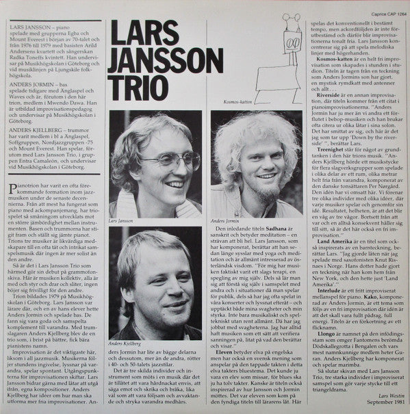 Lars Jansson Trio - Sadhana - LP