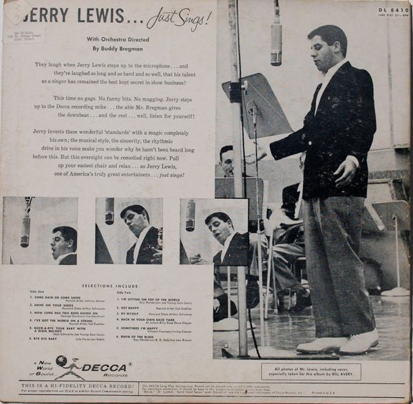 Jerry Lewis  - Just Sings - LP
