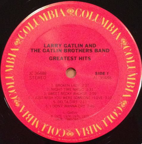 Larry Gatlin And The Gatlin Brothers Band* - Greatest Hits - LP