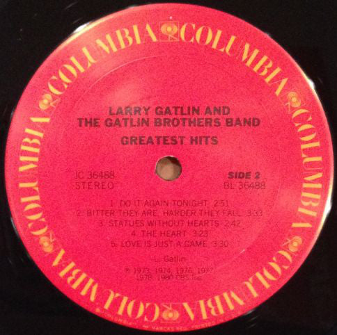 Larry Gatlin And The Gatlin Brothers Band* - Greatest Hits - LP