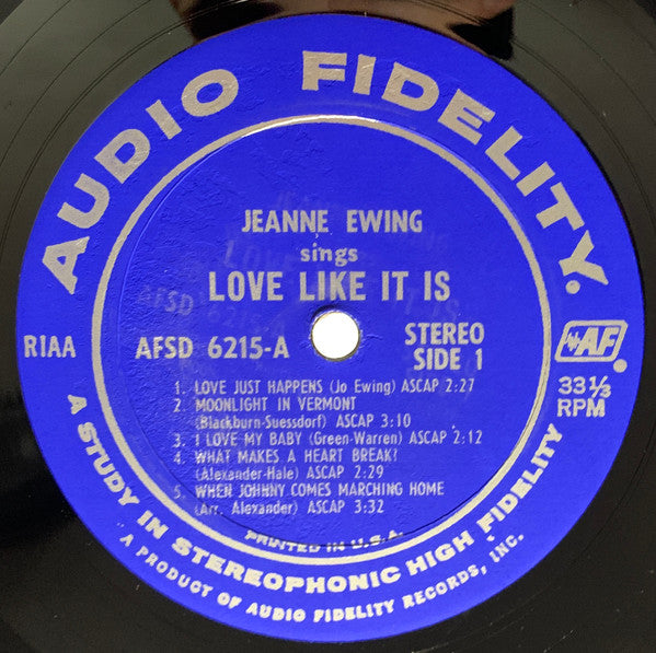 Jeanne Ewing - Love Like It Is - LP
