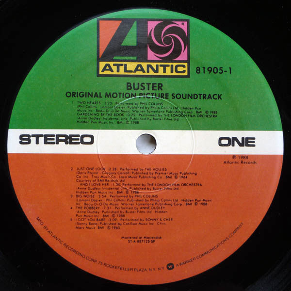 Various - Buster - Original Motion Picture Soundtrack - LP