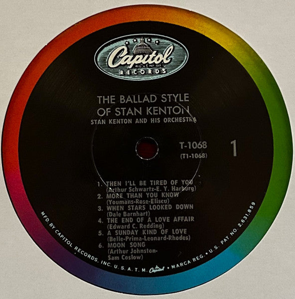 Stan Kenton - The Ballad Style Of Stan Kenton - LP
