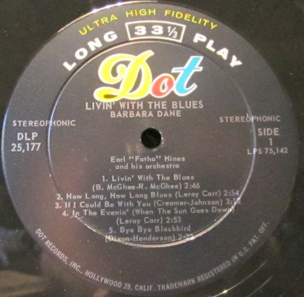 Barbara Dane - Livin' With The Blues - LP