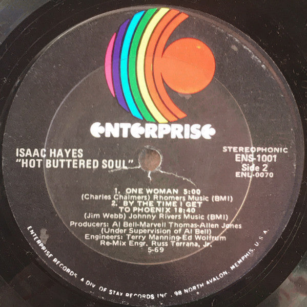 Isaac Hayes - Hot Buttered Soul - LP
