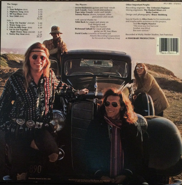 Hot Tuna - Burgers - LP