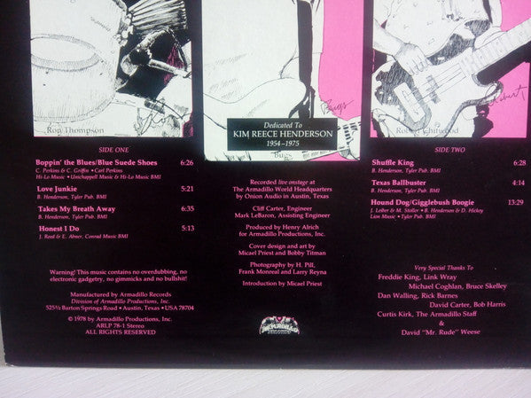 The Bugs Henderson Group - At Last - LP
