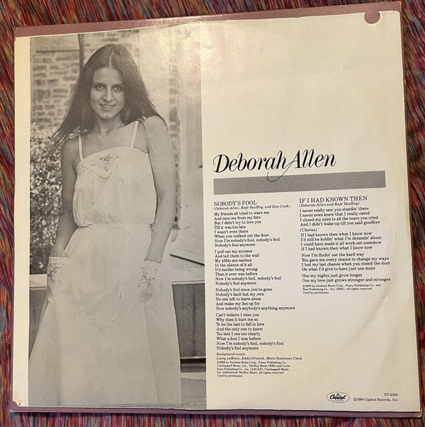 Deborah Allen - Trouble In Paradise - LP