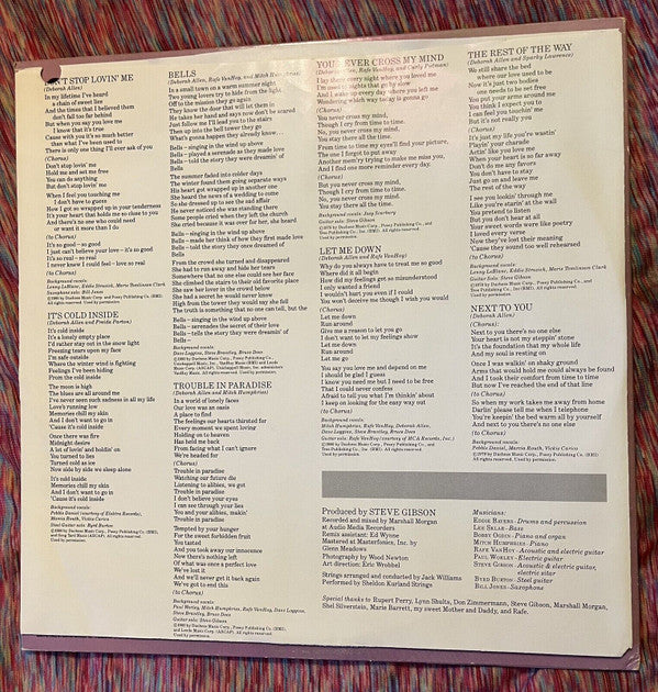 Deborah Allen - Trouble In Paradise - LP