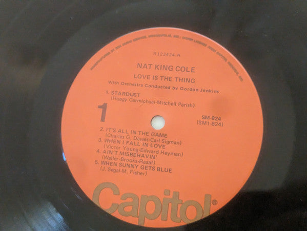 Nat "King" Cole* - Love Is The Thing - LP