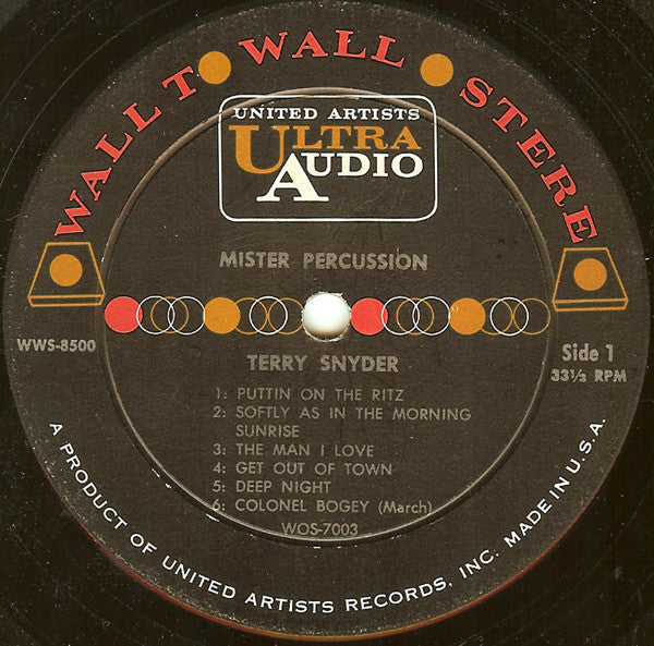 Terry Snyder And The All Stars - Mister Percussion - LP