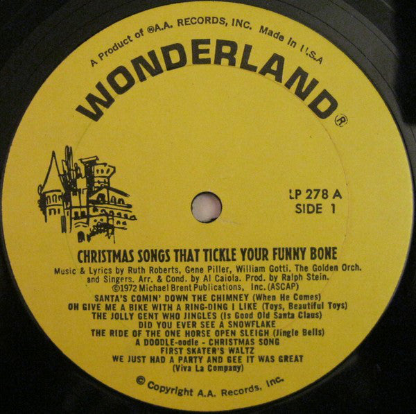 The Golden Orchestra & Singers* - Christmas Songs That Tickle Your Funny Bone - LP