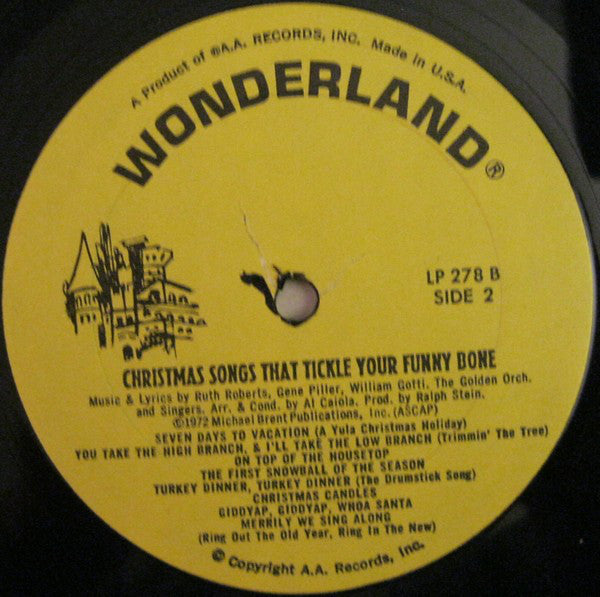 The Golden Orchestra & Singers* - Christmas Songs That Tickle Your Funny Bone - LP