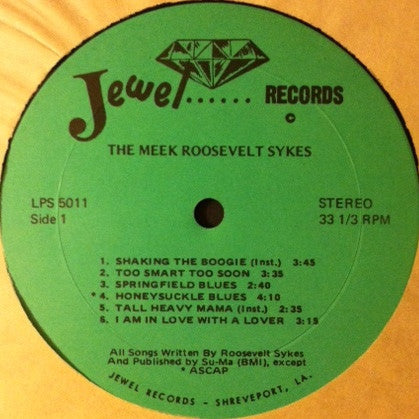 Roosevelt Sykes - The Meek Roosevelt Sykes - LP