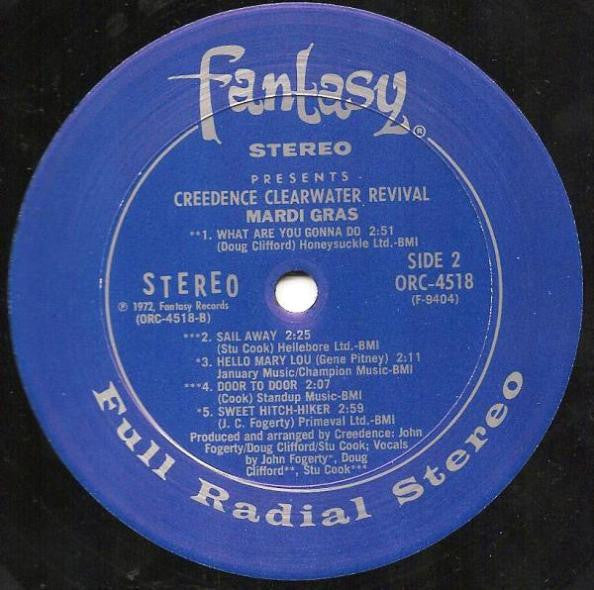 Creedence Clearwater Revival - Mardi Gras - LP
