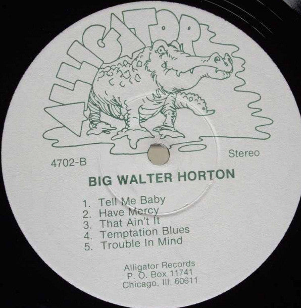 Big Walter Horton* With Carey Bell - Big Walter Horton With Carey Bell - LP