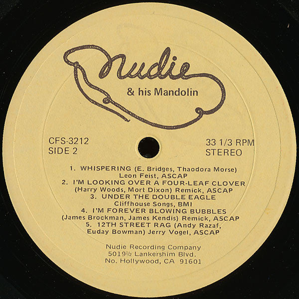 Nudie Cohn - Nudie And His Mandolin - LP