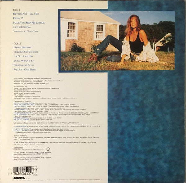 Carly Simon - Have You Seen Me Lately? - LP