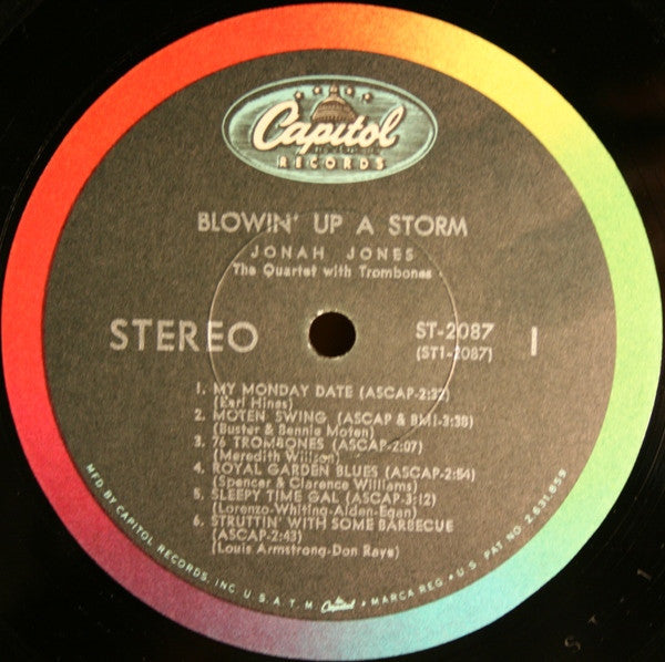 The Jonah Jones Quartet - Blowin' Up A Storm - LP