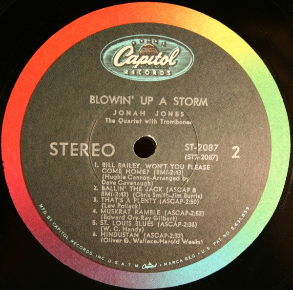 The Jonah Jones Quartet - Blowin' Up A Storm - LP