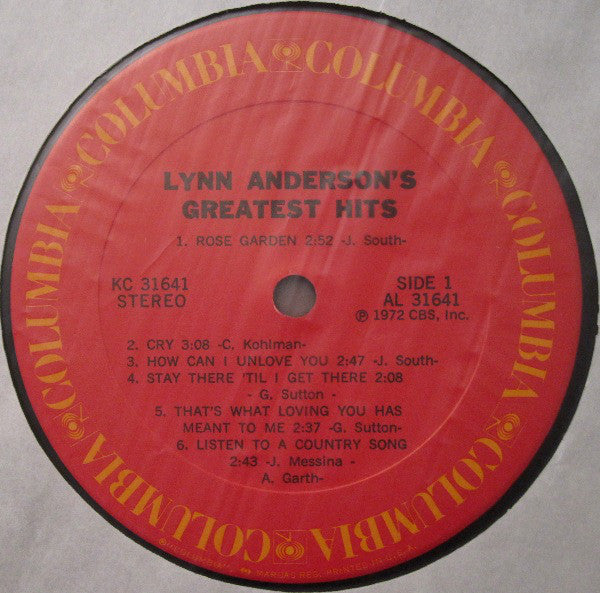 Lynn Anderson - Lynn Anderson's Greatest Hits - LP