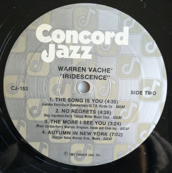 Warren Vaché - Iridescence - LP