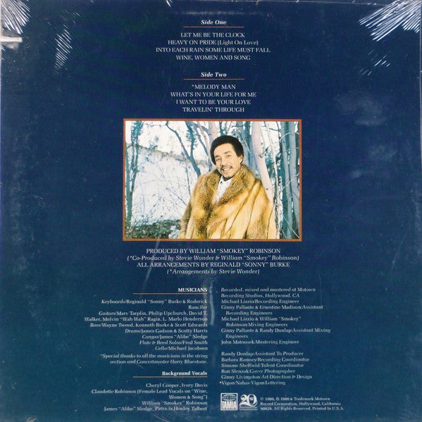 Smokey Robinson - Warm Thoughts - LP