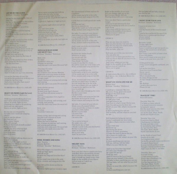 Smokey Robinson - Warm Thoughts - LP