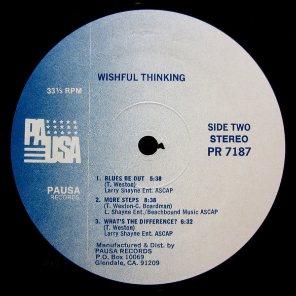 Wishful Thinking (4) - Wishful Thinking - LP