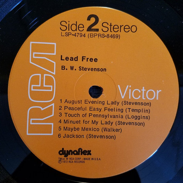 B.W. Stevenson - Lead Free - LP