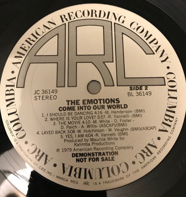 The Emotions - Come Into Our World - LP