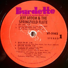 Jeff Afdem & The Springfield Flute* - Jeff Afdem & The Springfield Flute - LP