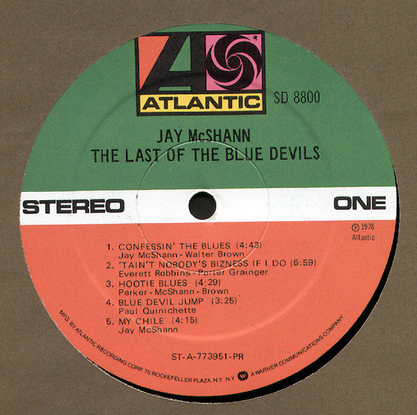 Jay McShann - The Last Of The Blue Devils - LP