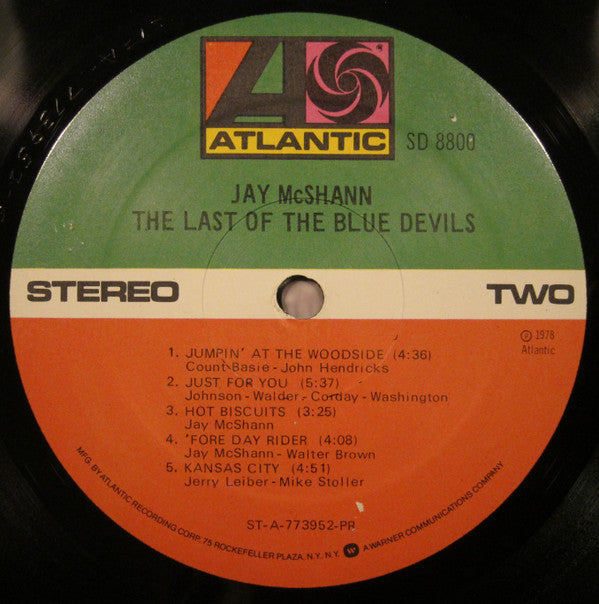 Jay McShann - The Last Of The Blue Devils - LP