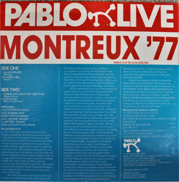 Oscar Peterson - Montreux '77 - LP
